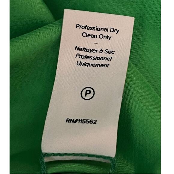 Cinq a Sept Dress Erica Sleeveless midi sheath green size 14 - Picture 6 of 8